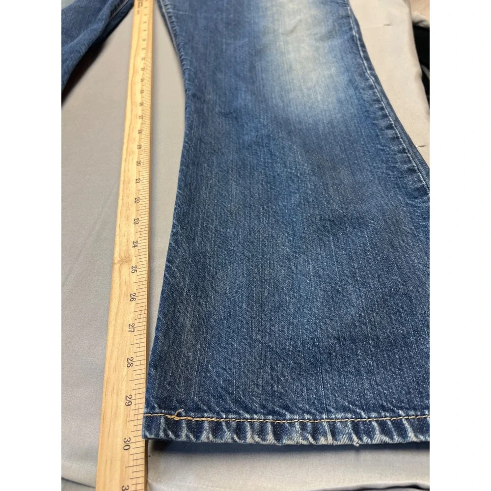 Vintage 501 Original Fit Mens Blue Denim Jeans Straight Leg W38 L32 Medium Wash